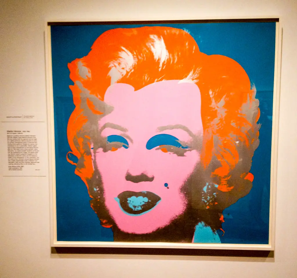 One of Andy Warhol's Marilyn Monroe prints at the National Portrait Gallery in Washington, D.C. (Erin Klema/The Epicurean Traveler)