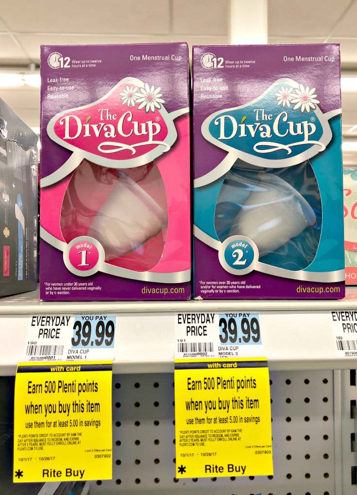 The DivaCup at Rite Aid