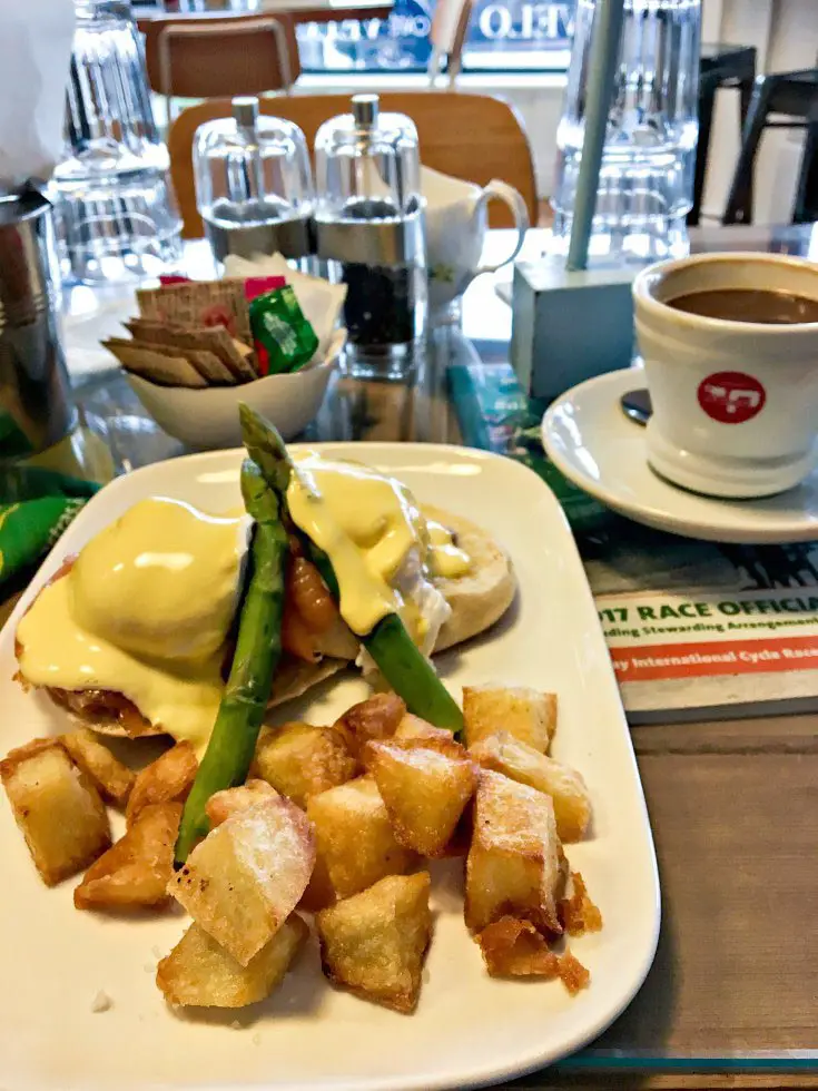 Sunday brunch at Cafe Velo in Cork, Ireland