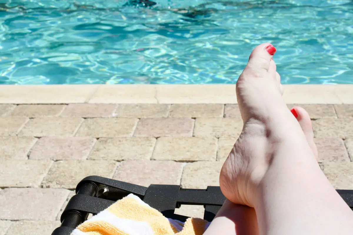 Relaxing poolside at the Bellasera Resort in Naples, Florida