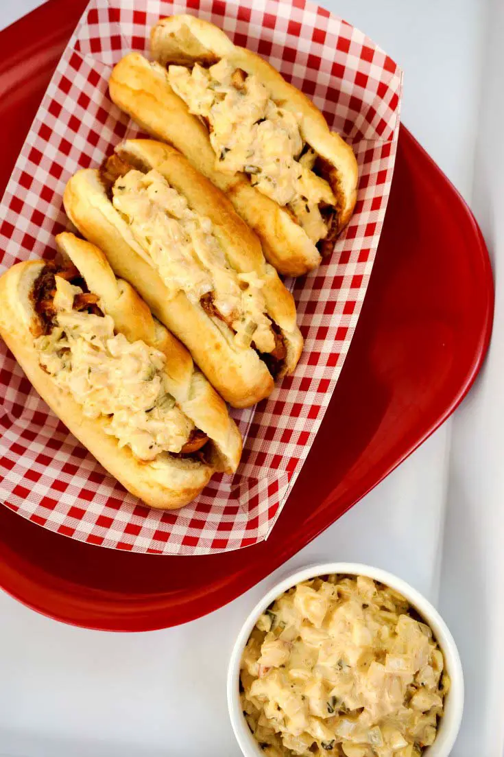 Honey BBQ Chicken Sandwiches with Reser's Stadium Cole Slaw