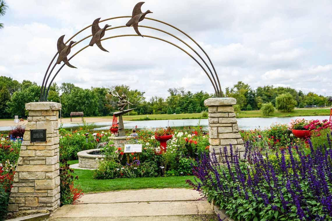 Nancy Yahr Memorial Children's Garden at Rotary Botanical Gardens in Janesville, Wisconsin, USA