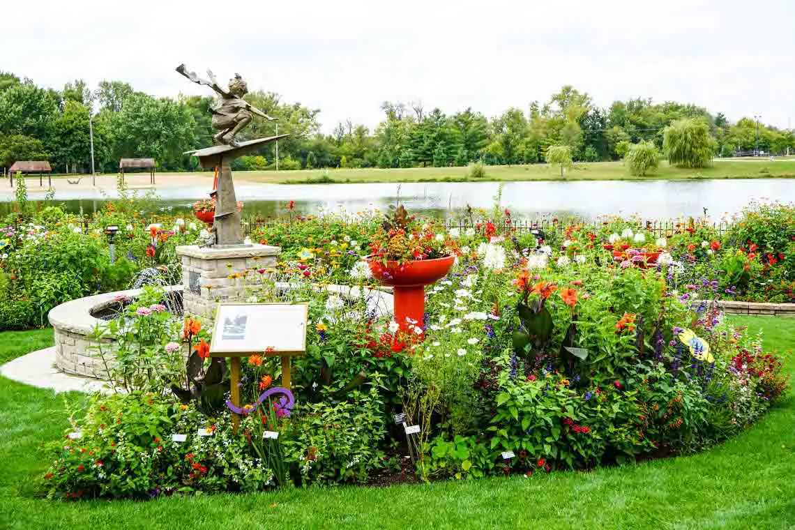 Nancy Yahr Memorial Children's Garden at Rotary Botanical Gardens in Janesville, Wisconsin, USA