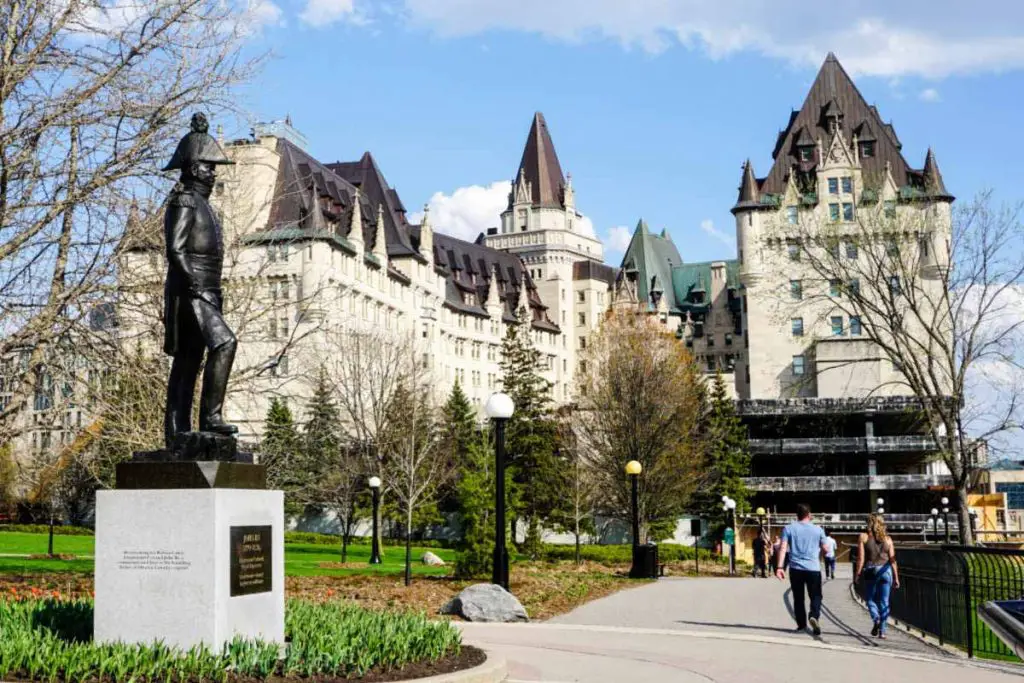 Fairmont Chateau Laurier in Ottawa, Ontario, Canada