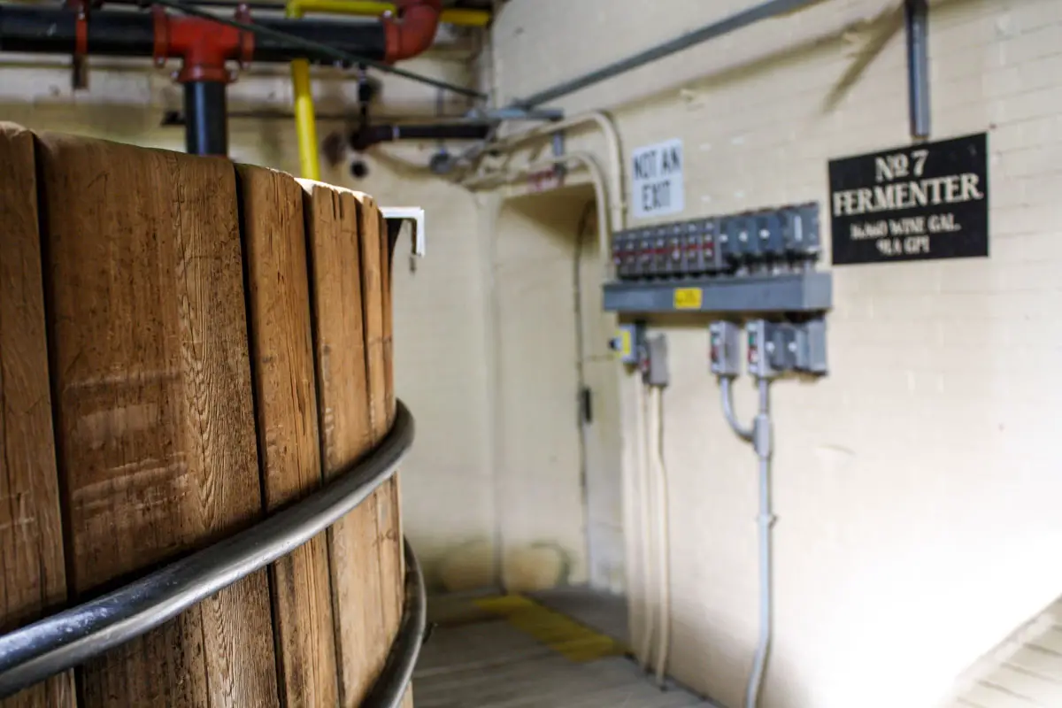 Bourbon fermenter at Four Roses Distillery
