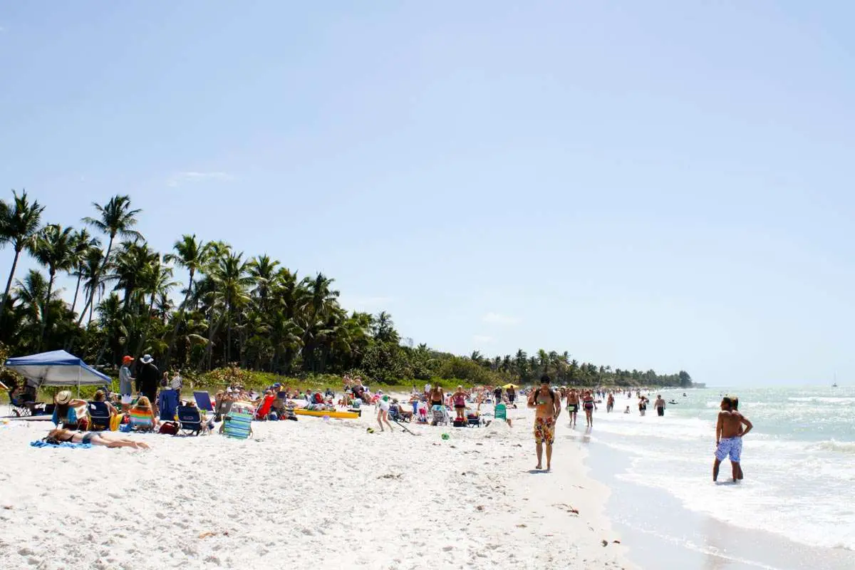 Naples Municipal Beach in Naples, Florida