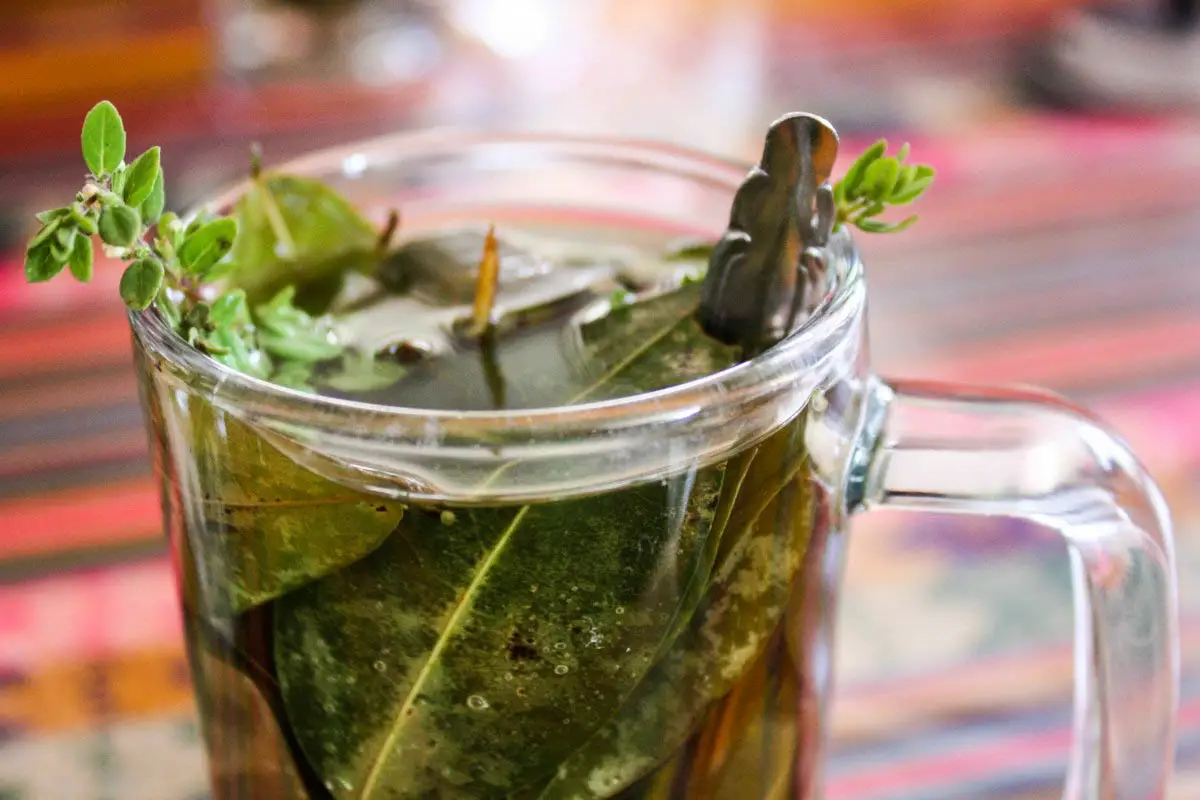 Coca Tea in Peru