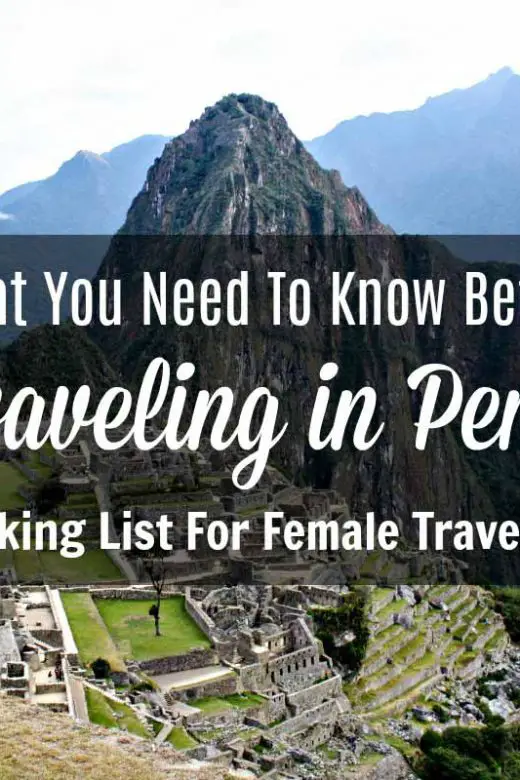 What women travelers should pack for Peru