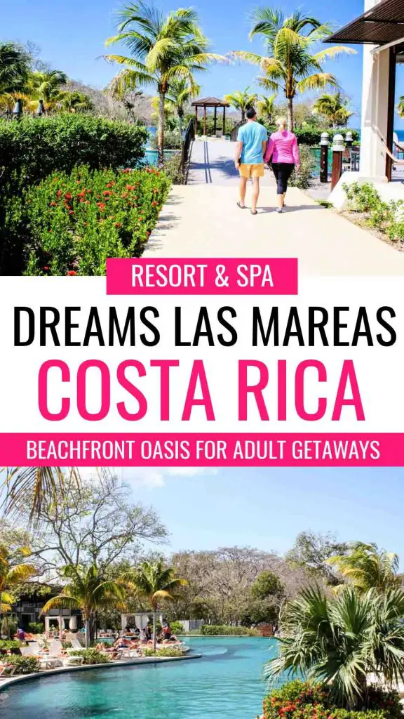 Dreams Las Mareas Costa Rica resort grounds with tropical plants and pools