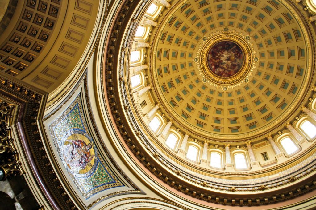 Madison visitors can take free guided tours of the Wisconsin Capitol. (Erin Klema/The Epicurean Traveler)