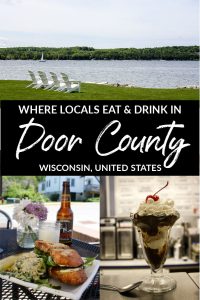 Where Locals Eat and Drink in Door County, Wisconsin, United States