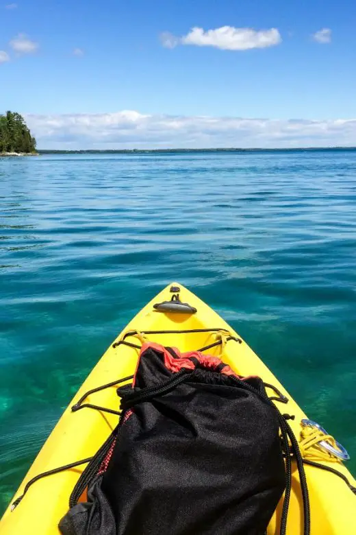 Door County Kayak on Lake Michigan via EpicureanTravelerBlog.com