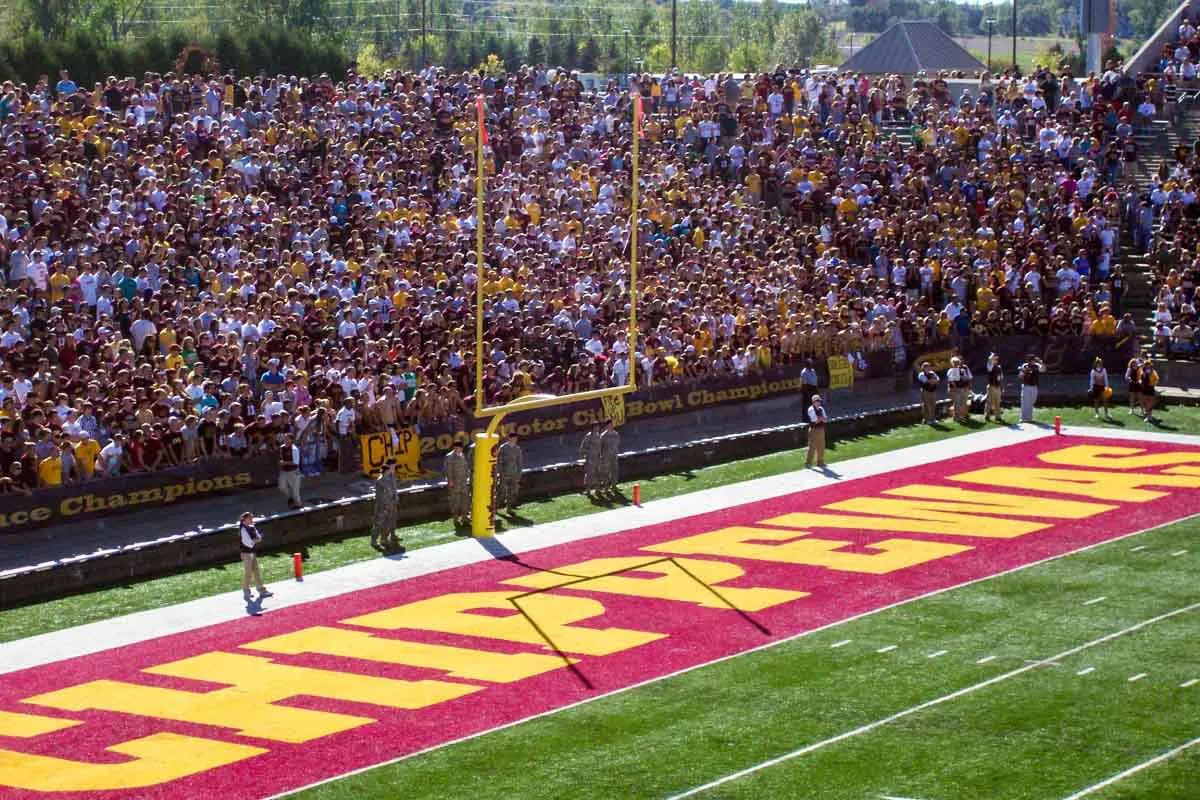 Central Michigan University Kelly/Shorts Stadium for Central Michigan Chippewas football game