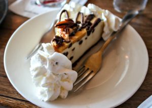 Lindey's Prime Steak House Muddy Paws Turtle Cheesecake