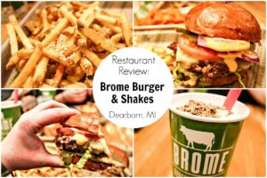 Restaurant Review: Brome Burger & Shakes - The place for organic burgers, salads, fries, tots, and milkshakes in Dearborn, Michigan. Read the full review now on EpicureanTravelerBlog.com!