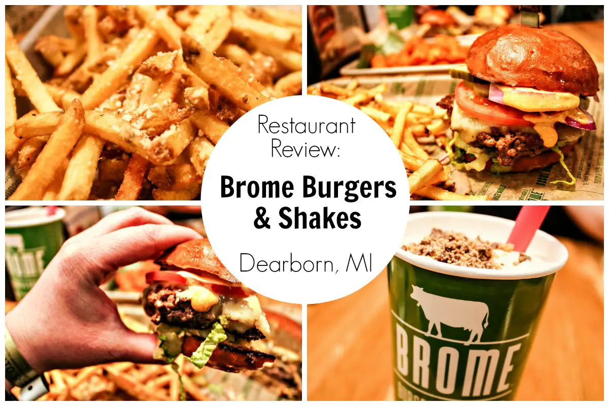 Restaurant Review Brome Burgers Shakes in Dearborn Michigan