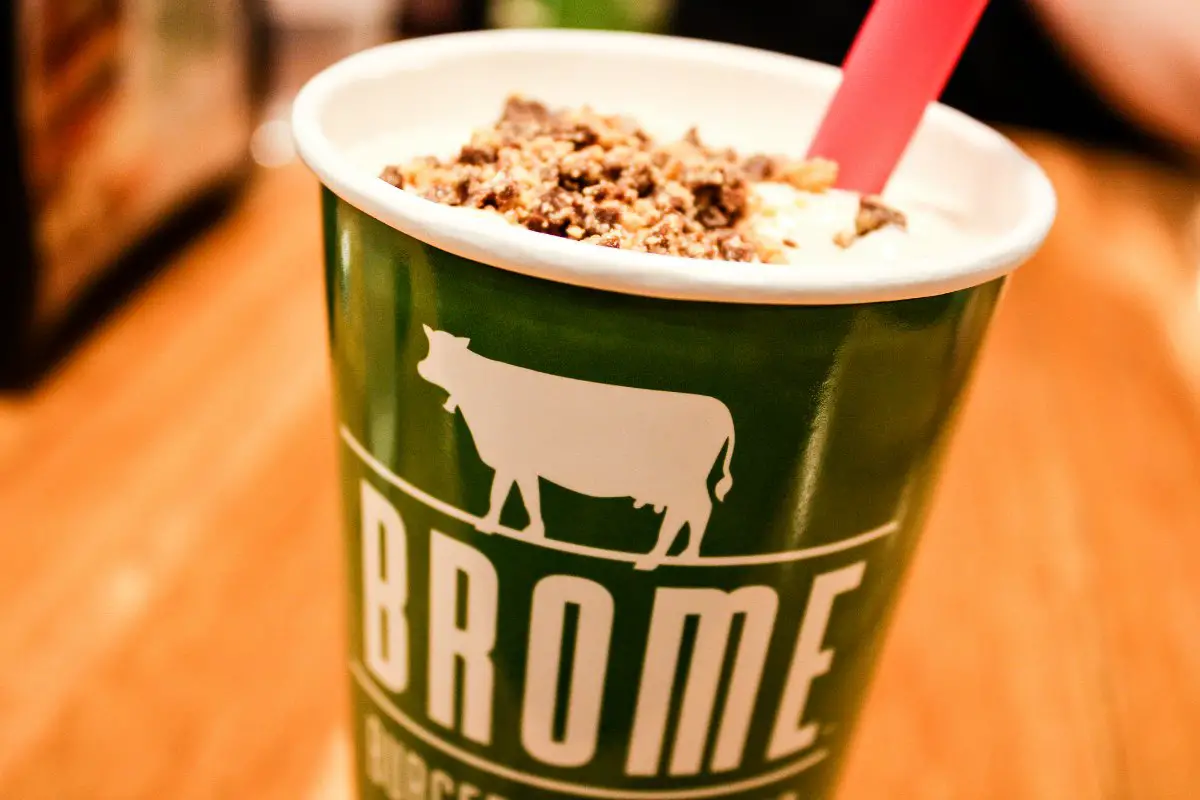 The Reese's hand-spun shake is downright delicious at Brome Burgers & Shakes in Dearborn, Michigan. | EpicureanTravelerBlog.com