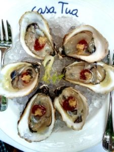 Oysters at Casa Tua Restaurant in Miami Beach, Florida | EpicureanTravelerBlog.com