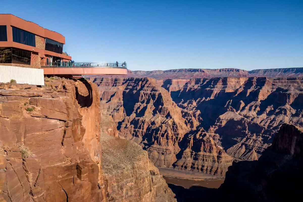 Skywalk at Grand Canyon West in Arizona, USA