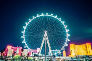LINQ High Roller observation wheel in Las Vegas, Nevada, United States