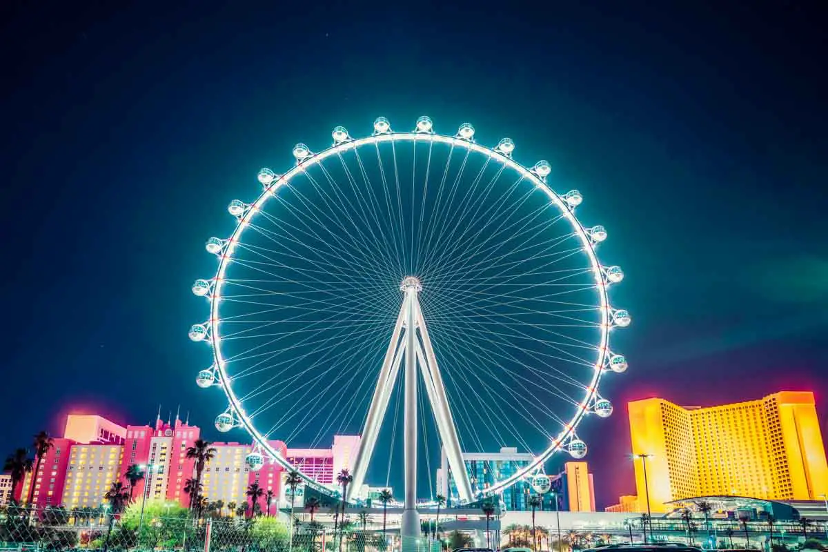 LINQ High Roller observation wheel in Las Vegas, Nevada, United States