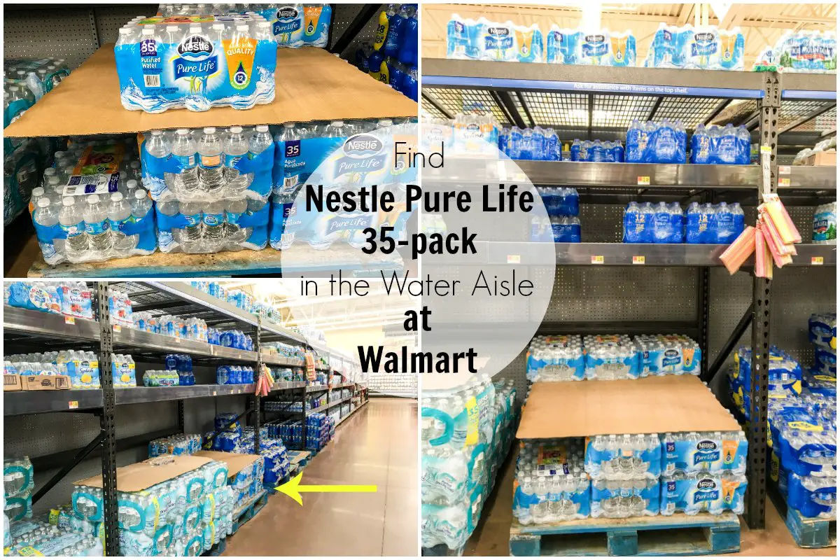 Find Nestle Pure Life water 35-packs at your local Walmart. | EpicureanTravelerBlog.com