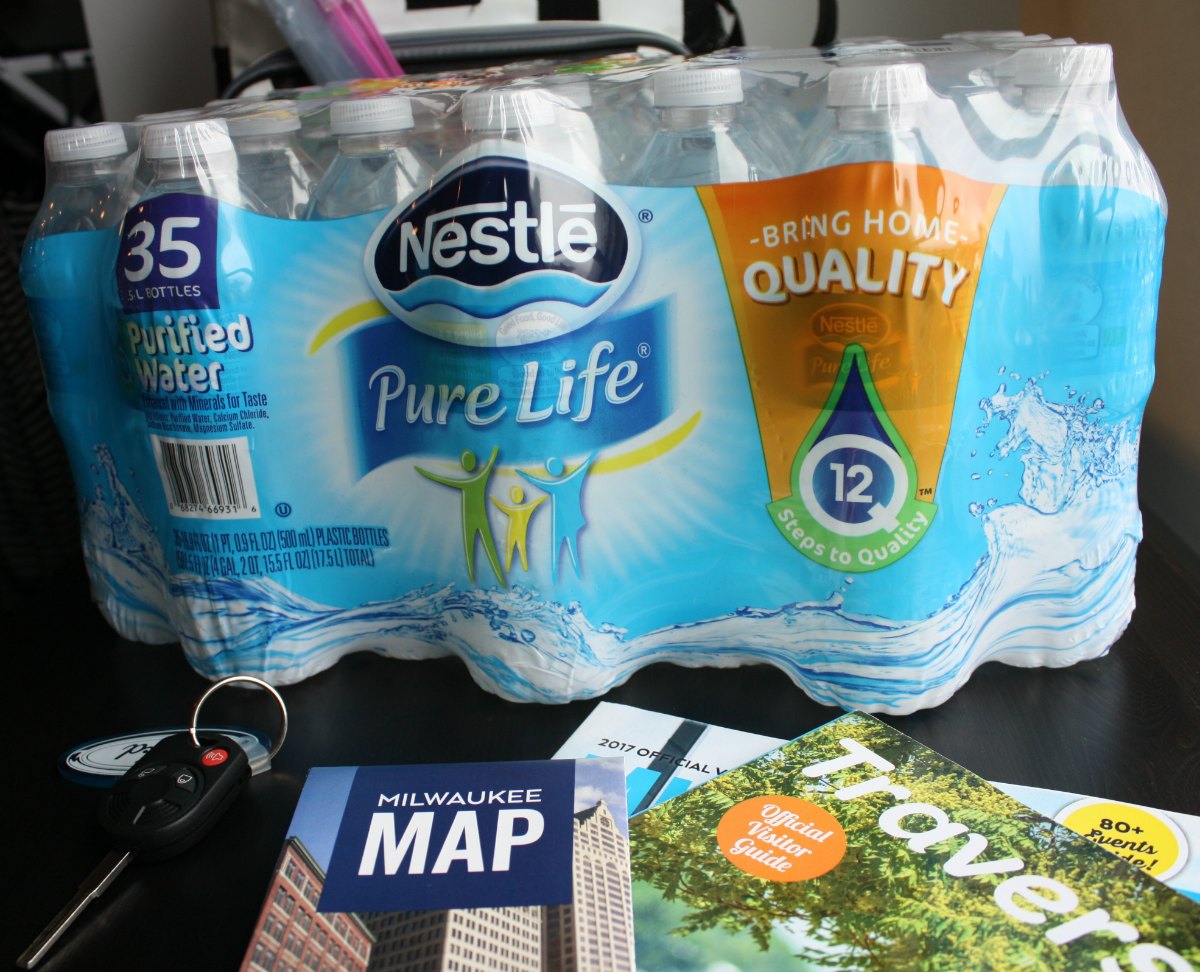 Nestle Pure Life water bottles are essential for road trips! | EpicureanTravelerBlog.com