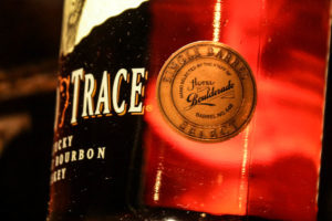 Buffalo Trace Kentucky bourbon creaded by Hotel Boulderado staff available at License No. 1 in Boulder, Colorado, USA