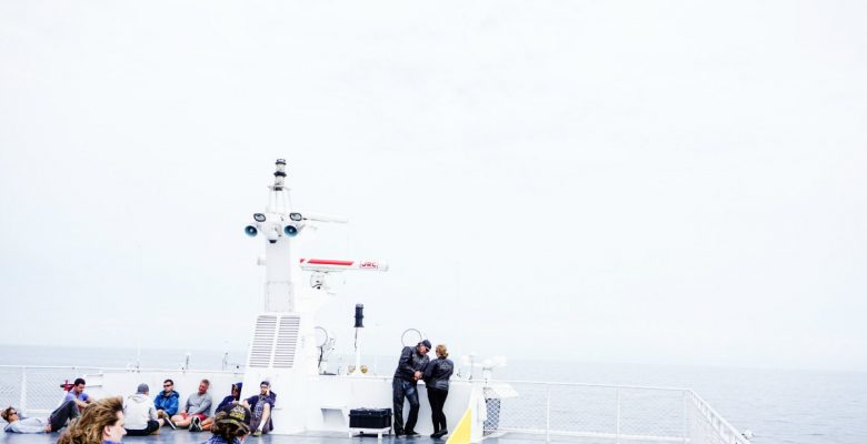 Lake Express High-Speed Ferry on Lake Michigan from Milwaukee to Muskegon (Photo by Erin Klema)