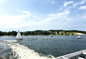 The Lake Express arrives in