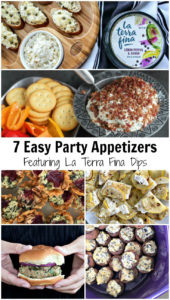 Planning a party? Get 7 recipes for easy and tasty party appetizers featuring La Terra Fina dips & spreads. #sponsored by La Terra Fina | Get your recipes today at EpicureanTravelerBlog.com!