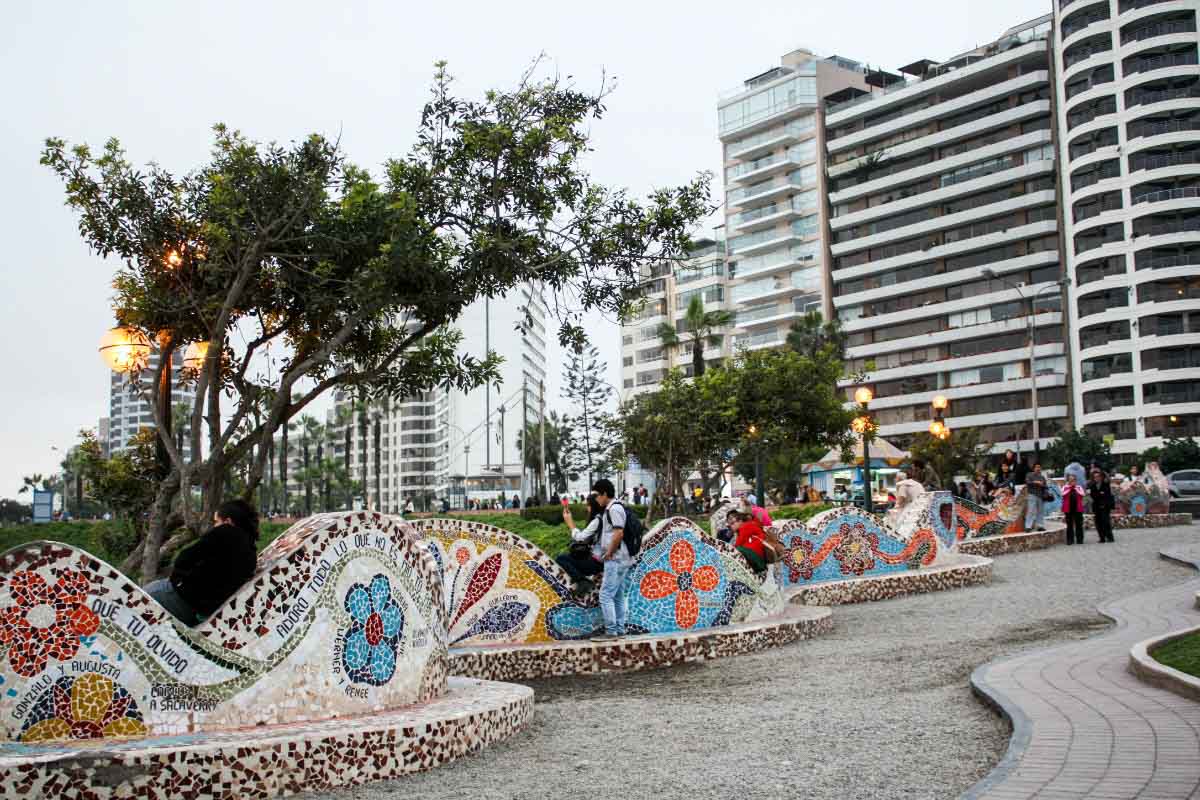 El Malecon in Lima, Peru