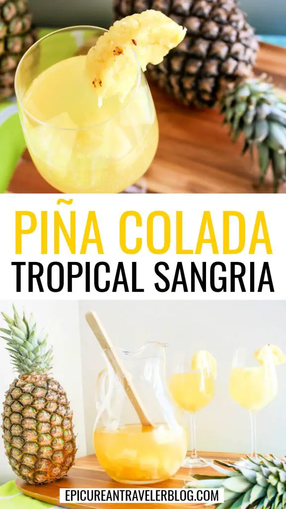 Pina colada sangria