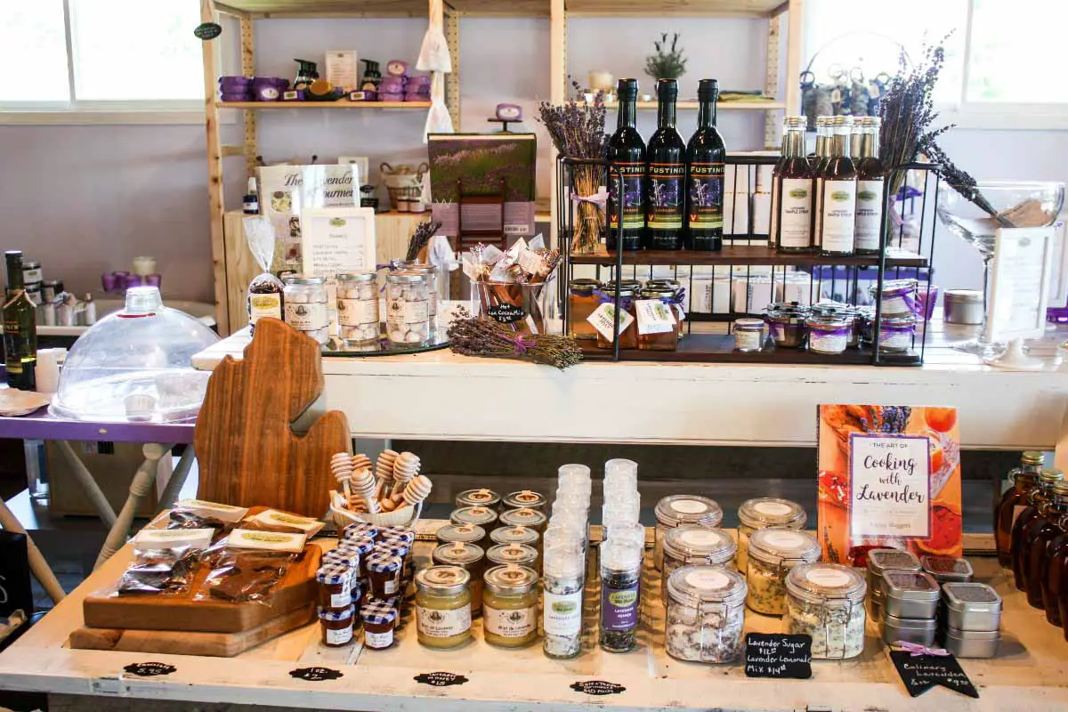 Lavender Hill Farm Gift Shop in Boyne City, Michigan, USA