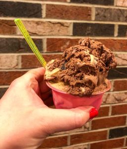 Gelato at Jimmie Colombo's Italian Restaurant in Parkersburg, West Virginia, USA