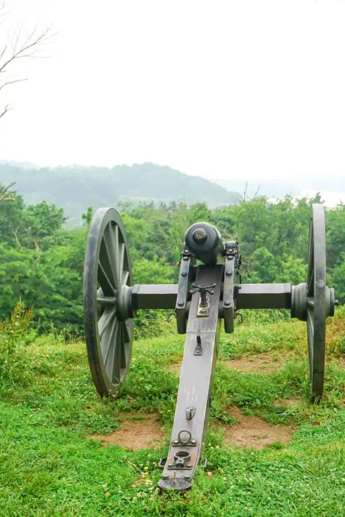 Cannon at Fort Boreman Historical Park