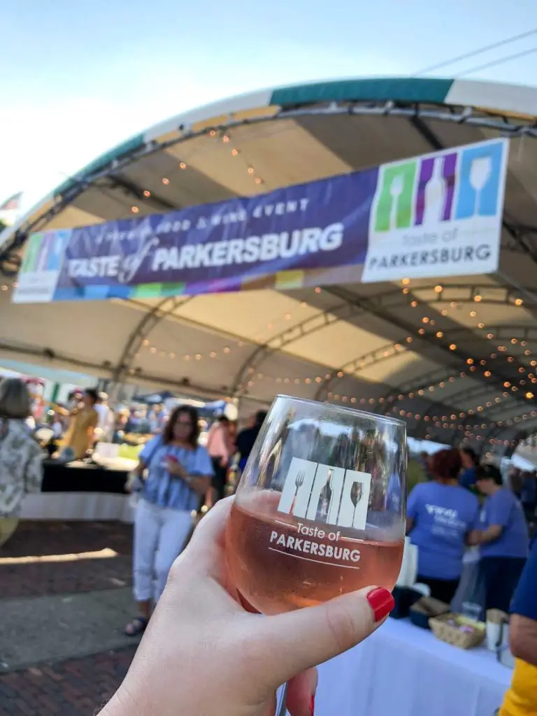 Taste of Parkersburg, an annual food and wine festival, in Parkersburg, West Virginia, USA