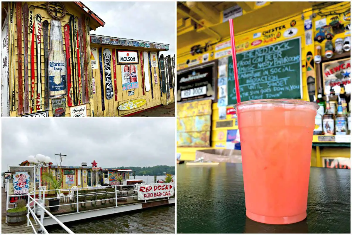 Red Dock is a waterfront bar in Douglas, Michigan, USA