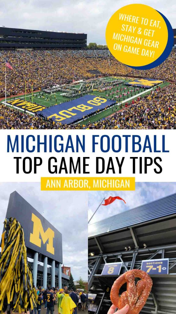 Michigan football game day tips