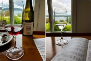 Ravines Wine Cellars Tasting Room at Keuka Lake in the Finger Lakes wine region of New York