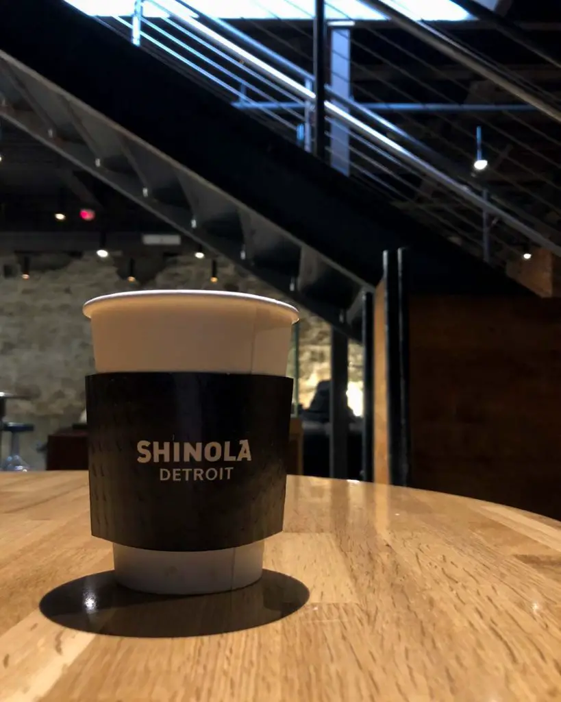 Shinola Café under the Shinola Store in downtown Ann Arbor, Michigan, USA