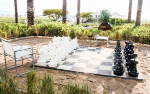 Outdoor Giant Chess Board at Grand Beach Hotel Surfside