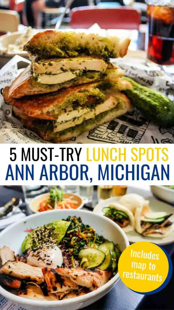 Zingerman's Deli Benno's Birdie and Miss Kim bibimbap and buns at lunch in Ann Arbor