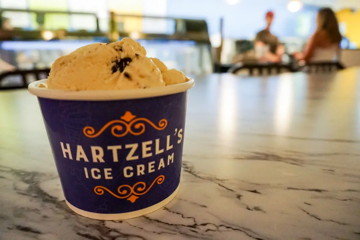 Hartzell's Ice Cream in Bloomington, Indiana