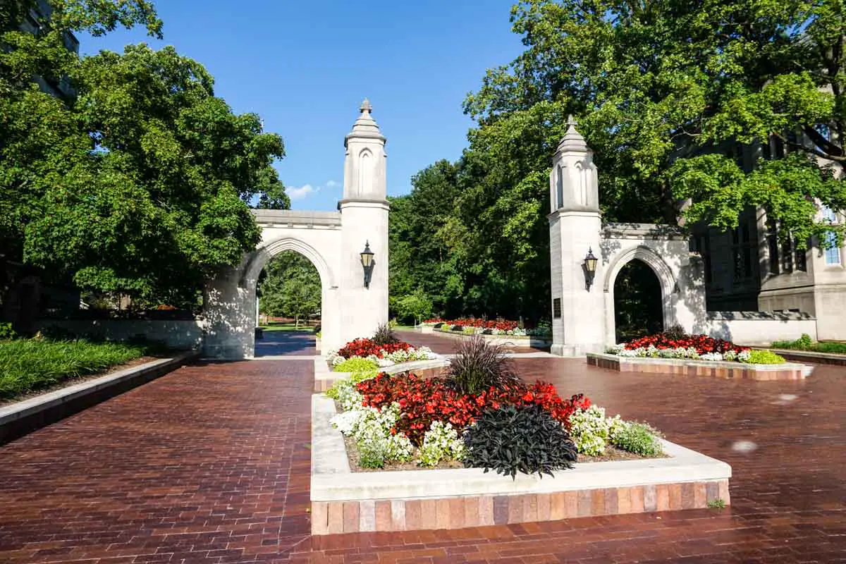 Sample Gates at Indiana University