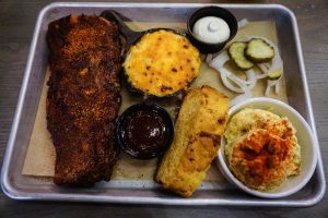 BBQ Tray at SmokeWorks in Bloomington, IN