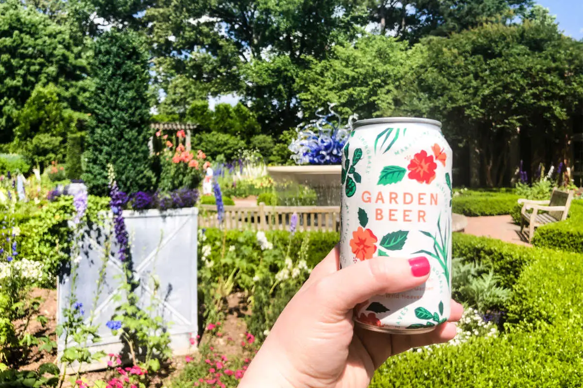 Garden Beer at the Atlanta Botanical Garden in Atlanta, Georgia, USA