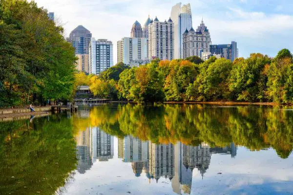 Atlanta Midtown Skyline - The Epicurean Traveler