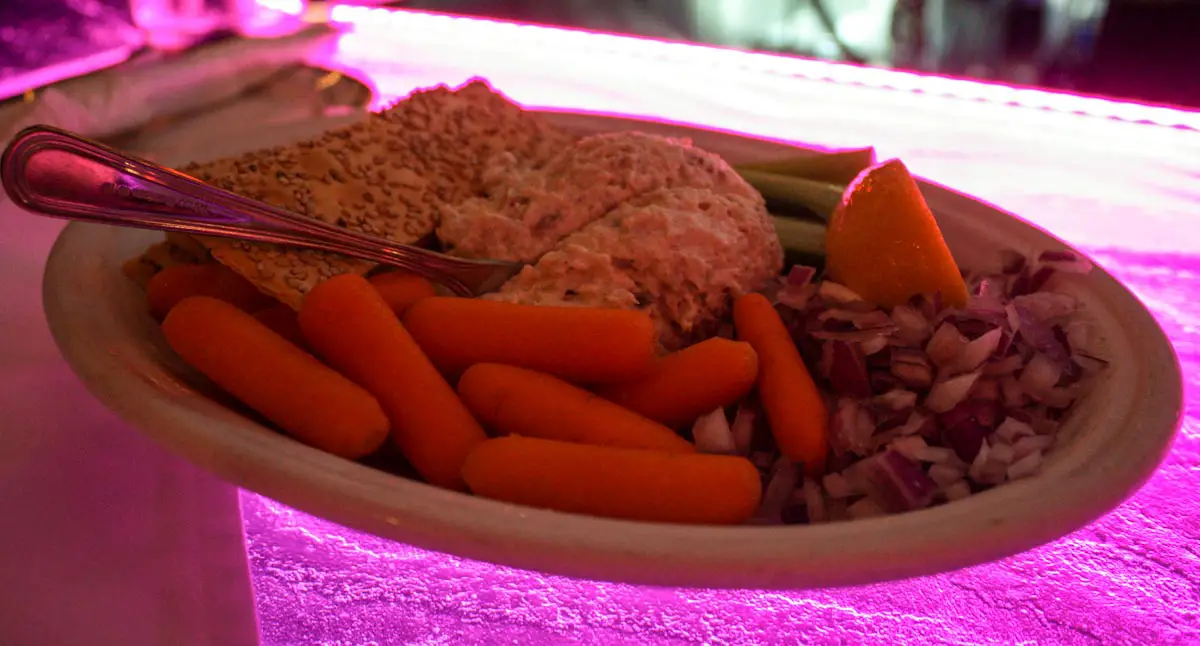 Smoked fish dip appetizer at 15th Street Fisheries' dockside dining in Fort Lauderdale, Florida.