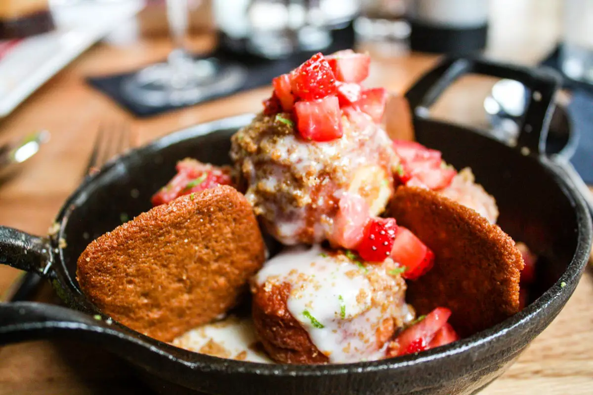 Key Lime Donut Skillet at Boatyard in Fort Lauderdale